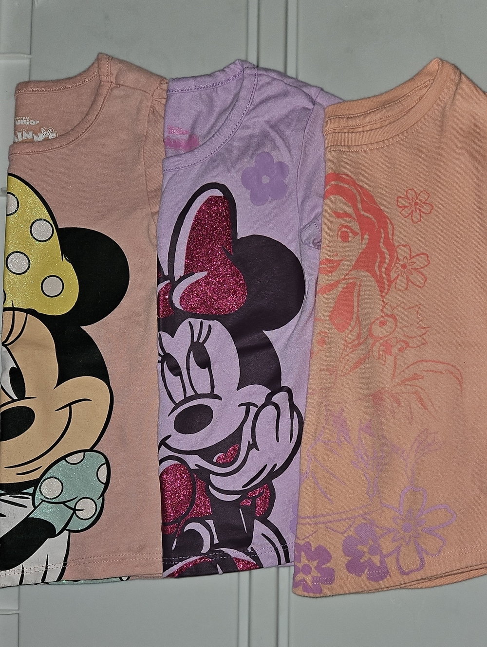 Disney Graphic Tees - Pastel Pink & Lavender